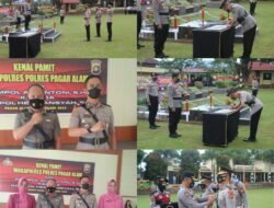 Kapolres Pagar Alam Pimpin Sertijab Wakapolres