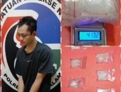Sat Narkoba Polres Pagar Alam Sikat Penjual Sabu