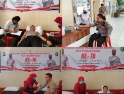 Polres Pagaralam Gelar Donor Darah