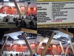 Aparat hukum Diminta Turun Tangan,  Proyek 3,4 Milyar Baru Enam Bulan Sudah Hancur