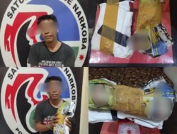 Polres Pagaralam Ringkus Pengedar Ganja