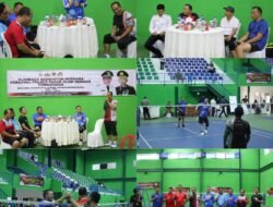 Polres Gelar Olahraga Badminton Bersama Forkopimda