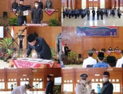 Walikota Pagaralam Lantik 44 Pejabat