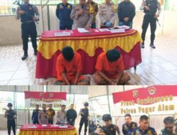 Polres Pagar Alam Gelar Press Conference Kasus Narkoba Dan Pencurian Mobil PickUp