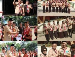 Wawako Pagaralam Jadi inspektur HUT Pramuka ke-61 Tahun 2022