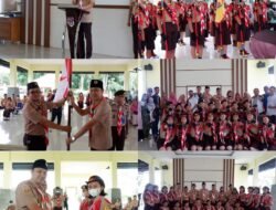 Wawako Lepas Kontingen Pagar Alam Mengikuti Jambore Nasional Ke XI Di Bumi Perkemahan Cibubur