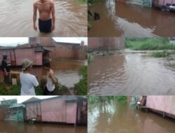 Hujan Deras, Sungai Air Siring Sali dan Jagalan Meluap