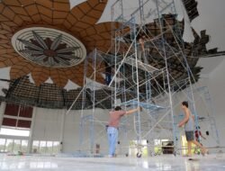 Cepat Tanggap, Pemeliharaan Masjid Tanjak Sedang Dilakukan