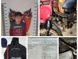 Curi Motor di Pagaralam, Mahasiswa Asal Muara Pinang Empat Lawang Diciduk Petugas