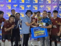 PLN Batam Juarai Turnamen Futsal BP Batam 2022