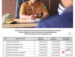 Afrinal Yusran : Bankeu Riau Untuk Meranti Hanya Rp 3,8 M Bukan Rp 22,1 M