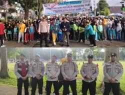 Polres Amankan Gerak Jalan Santai HUT HGN