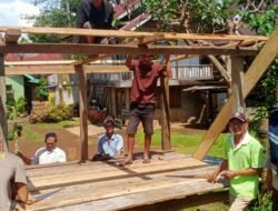 Bhabinkamtibmas Polsek Dempo Selatan Cek Pos Kamling