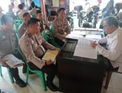 Itwasda Polda Sumsel Audit Kinerja Seluruh Polsek di Polres Pagaralam