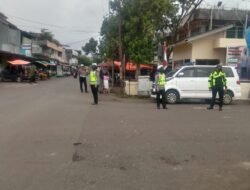 Polantas Pagaralam Siaga Di Daerah Rawan Macet