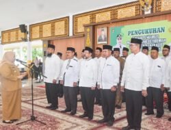 Bupati Kukuhkan Pengurus Masjid Agung Istiqomah Periode 2022-2025