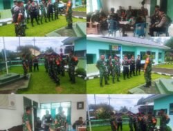 Samapta Polres Pagaralam Gelar patroli Bareng Jajaran Koramil 10 Kota
