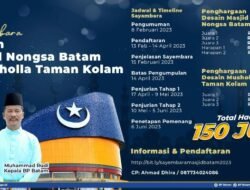 Desain Masjid Nongsa dan Musholla Taman Kolam Disayembarakan 