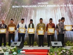 Bupati Alfedri Raih Penghargaan Pada BAZNAS Award 2023.