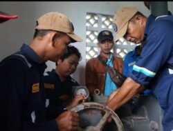 SPAM BP Batam Lakukan Penutupan Pintu Air dan Patroli Waduk Duriangkang