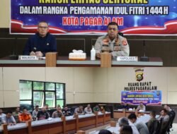 Polres Pagaralam Menggelar Rapat Koordinasi Lintas Sektoral