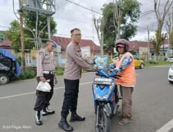 Polsek Pagaralam Utara Melakukan Jum’at Berbagi