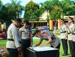 Kapolres Pimpin Sertijab Perwira Polres Pagar Alam