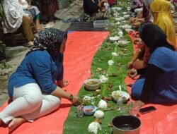 Memeriahkan HUT RI Ke -78 Warga Kampung Sukamakmur Adakan Makan Bersama 