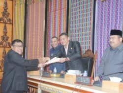 Bupati Hadiri Rapat Paripurna Pandangan Umum Fraksi Tentang Ranperda APBD T.A 2024