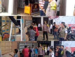 Kabag Ops Polres Pagaralam Pimpinan Patroli Dialogis Di Gudang KPU