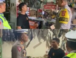Sat Lantas Polres Pagaralam sambangi Toko Spare Part  Knalpot Bising
