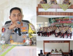 Kapolres Pagaralam Beri Arahan Kepada Bhabinkamtibmas