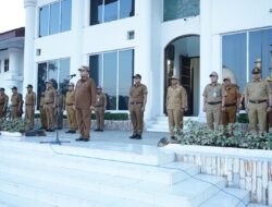 Sekda Asahan Pimpin Apel Gabungan Bulan Februari