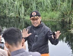 Pasca Banjir, Wabup Bagus Santoso Cek Normalisasi Aliran Sungai Siak Kecil