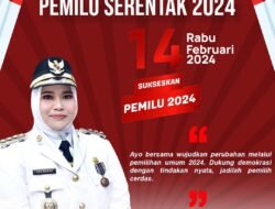Bupati Kasmarni Himbau Masyarakat Ke TPS, Meriahkan Pesta Demokrasi