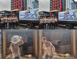 Kapolda Sumsel Kirimkan Bantuan Sembako Bagi Masyarakat Korban Banjir OKU