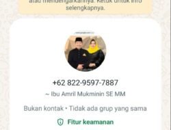 Waspada, Penipuan Mengatasnamakan Bupati Bengkalis Kasmarni