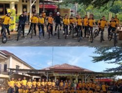 Kapolres Pagaralam Olahraga Bersama Polsek