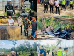 Pasukan Gabungan Bongkar Gudang dan Lokasi Penyulingan Minyak Ilegal di Banyuasin dan Muratara