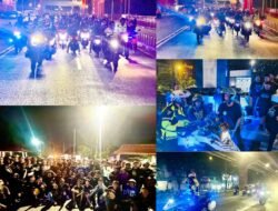 Ratusan Anggota Klub Motor ‘Terpanggil’ Ikut Patroli Bersama Kapolda Sumsel Jaga Kamtibmas dikota Palembang