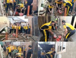 HUT Bhayangkara, Polres Pagaralam Lakukan Giat Bedah Rumah