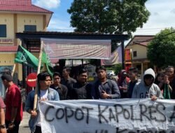 Kriminalitas Meningkat Maraknya Narkoba, HMI Cabang Kisaran Asahan Aksi di Polres Asahan Ricuh