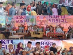 Hepy- Efsi Hadiri Bakti Sosial Para Relawan Di Tebat Giri Indah
