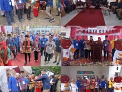 Perdana Pasangan Hepy-Efsi Resmi Daftarkan Diri Ke KPU