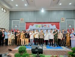 Kasmarni – Bagus Santoso Hadiri Deklarasi Pilkada Damai 2024