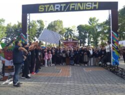 KPU Pagaralam Gaungkan Pilkada Damai 2024 Dengan Gelaran Jalan Sehat  