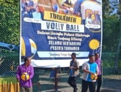 Tournament Volly Ball Desa Tanjung Kilang Resmi di Buka