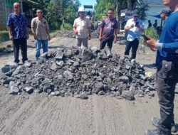 PTPN IV Regional l Bantu Perbaiki Jalan Di Buntu Pane
