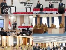 Walikota Ludi Oliansyah Mengikuti Rapat Paripurna VII Sidang Ke-1 DPRD Kota Pagaralam 
