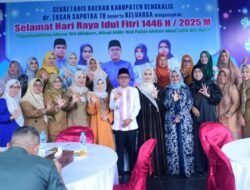 Sekda Bengkalis dan Keluarga Gelar Halal Bi Halal Sekaligus Umumkan Pemenang Lomba Lampu Colok Tahun 2025